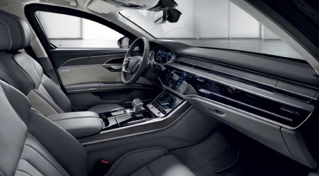 2021 Audi A8 with new interior