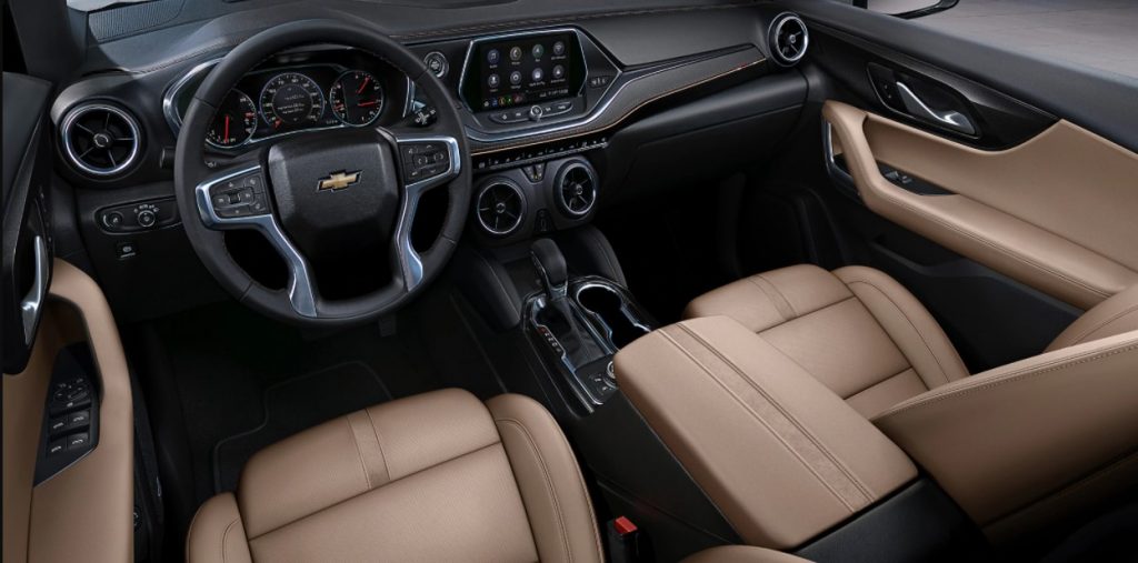 2021 Chevy Blazer New Interior Design