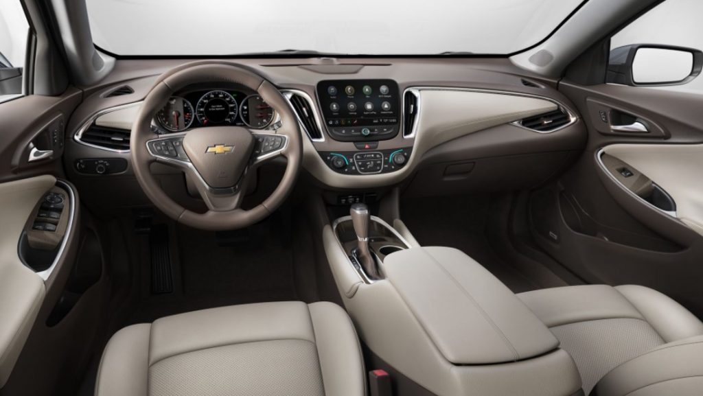 2021 Chevy Malibu New Interior Design