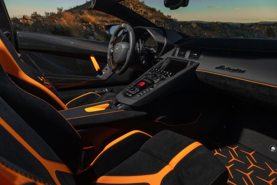 2021 Lamborghini Aventador with new interior styling