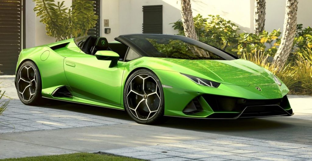 2021 Lamborghini Huracan with new exterior styling