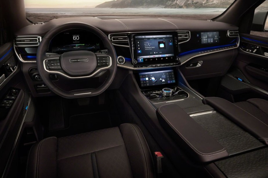 2022 Jeep Wagoneer Navigation and Interior